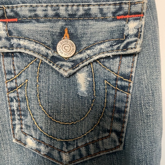 True Religion unique patchwork jeans - Picture 5 of 16